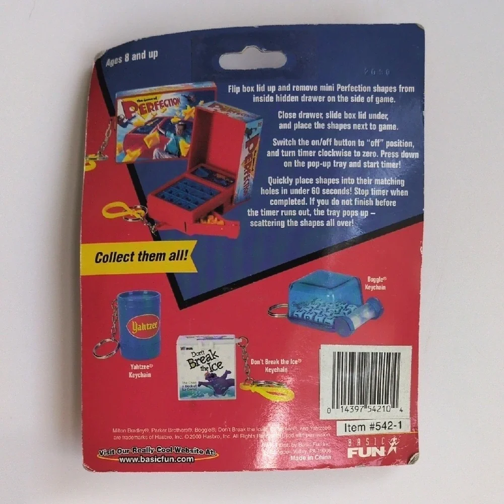 NIP Vintage 2000 The Game of Perfection Keychain - Mini Travel Sized‎ - SEALED